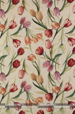 tulipános gobelin bútorszövet