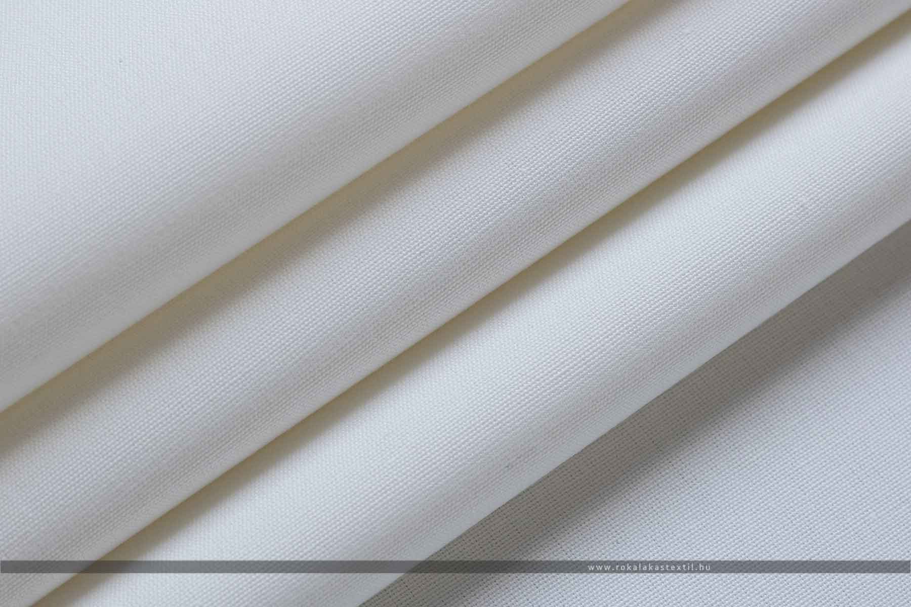 PRISMA vízlepergető dekorvászon fehér hajtott