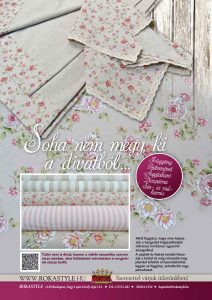 ROKA Lakástextil Veranda magazin rózsás