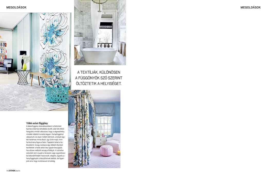 Otthon megoldás függönyök három