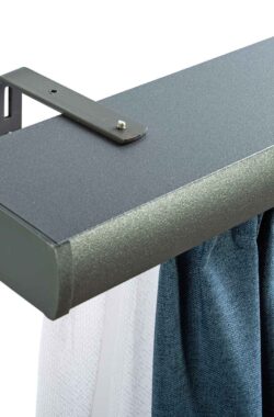 DECOLINO függönykarnis antracit C07