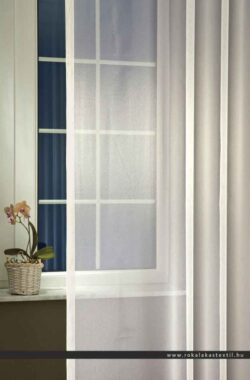 Mira fényáteresztő függöny szürke színű organza