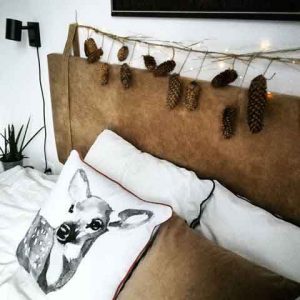 ágyfejvég barna műbőrből