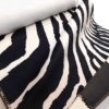 zoe zebra mintás bútorszövet mintakönyv hajtott