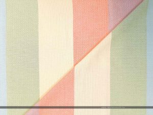 Pasztell csíkos dekorvászon tavasz színekkel hajtott z alak