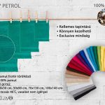 pamut frottír törölköző petrol