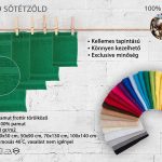 pamut frottír törölköző zöld