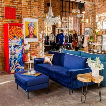 Magic Velvet franciabársony kék enteriőr