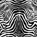 Zebra mintás kárpit ZOE C01