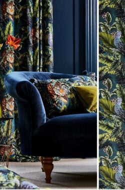 Bengáli tigris sötétítőfüggöny enteriőr