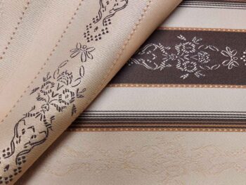 Lozano klasszikus bútorszövet csíkos barna