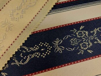 Lozano klasszikus bútorszövet csíkos kék