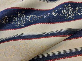 Lozano klasszikus bútorszövet csíkos kék