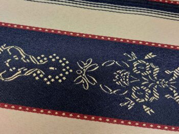 Lozano klasszikus bútorszövet csíkos kék