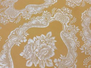 romina klasszikus bútorszövet sárga