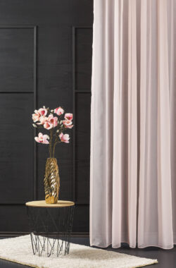 Charlotte fényáteresztő függöny púder krepp voile 300 cm magas