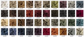 wind bútorszövet színek