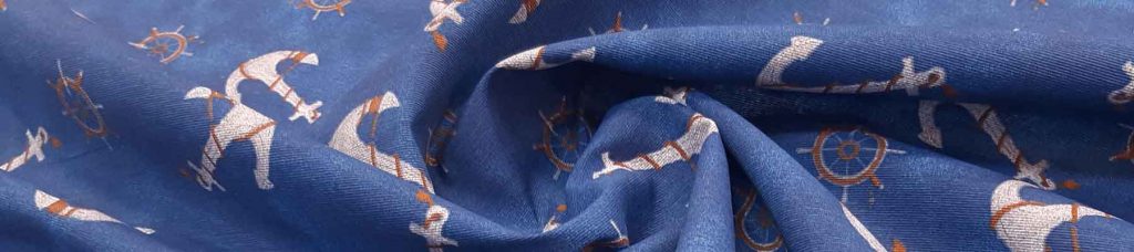hajóhorgony dekorvászon banner