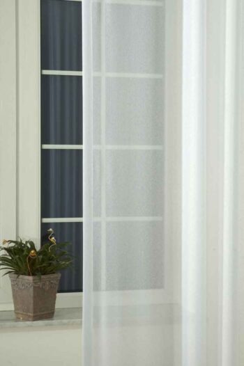 Tetra fényáteresztő függöny fehér C01 - álló - 220 cm és 280 cm
