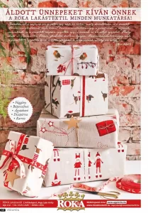 Veranda magazin 2022 karácsony - Roka Lakástextil karácsonyi dekorvászon