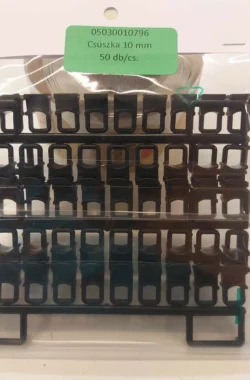 fekete csúszka csomagban - függöny kiegészítő