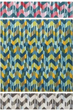 Flash kültéri vászon színes-mintás kollázs