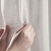 Lukrécia fényáteresztő-függöny szálhúzódása javítható macskakarmolás álló 5