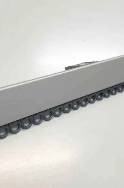 Kész karnis ezüst 145cm magasprofilú alumínium sín