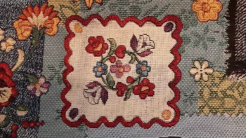 Folklore Jeans gobelin bútorszövet kisterítő