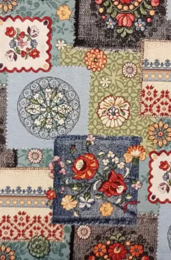 Folklore Jeans gobelin bútorszövet