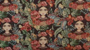 Frida Kahlo gobelin bútorszövet