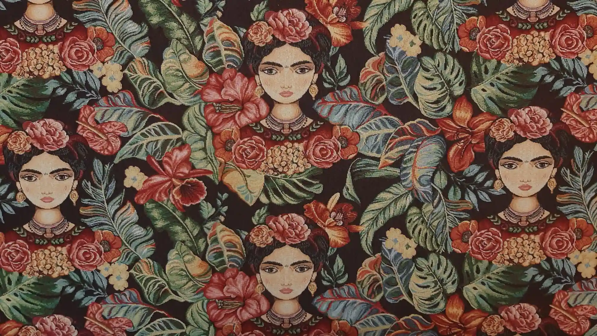 Frida Kahlo gobelin bútorszövet