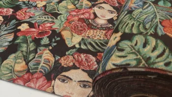 Frida Kahlo gobelin bútorszövet szél és tekercs
