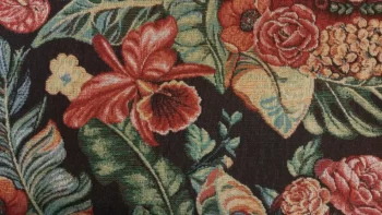 Frida Kahlo gobelin bútorszövet zoom virág