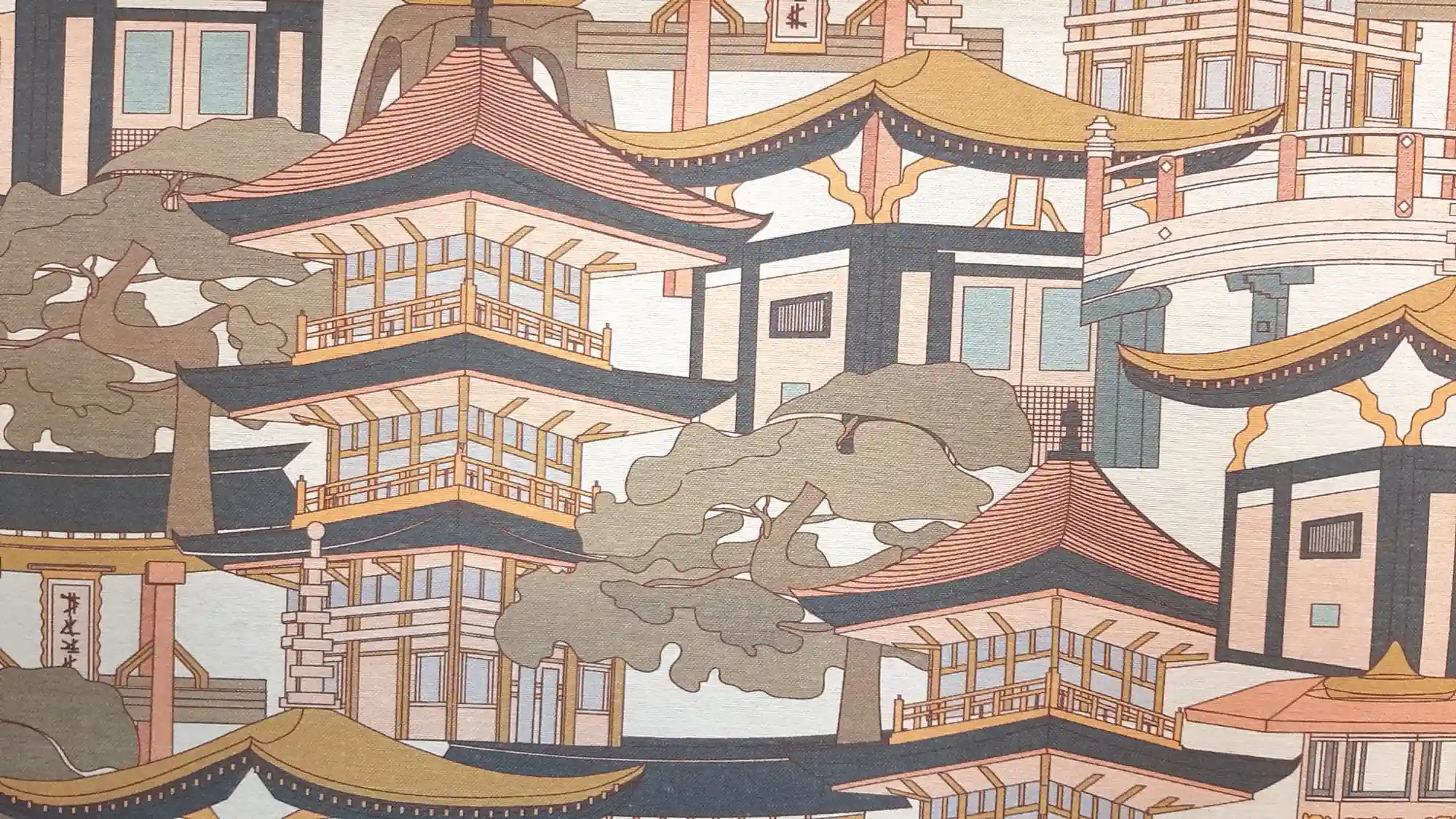 pagoda pamutvászon