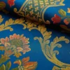 Ornamento sötétítőfüggöny és bútorkárpit kék hullámos