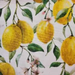 Dralon kültéri szövet Amalfi-lemon 660