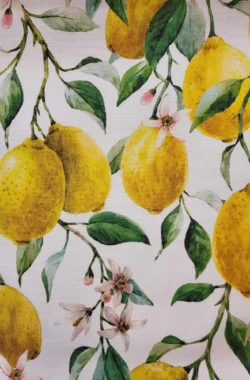 Dralon kültéri szövet Amalfi-lemon 660