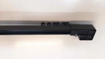 motoros függönykarnis akkumulátoros professional fekete - felülnézet