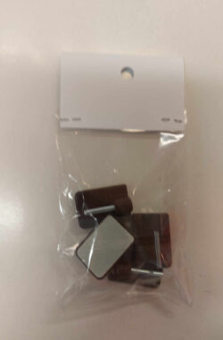 Öntapadós vitrázs kampó barna