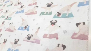 Pug Yoga loneta13p vászon 280cm dupla zoom