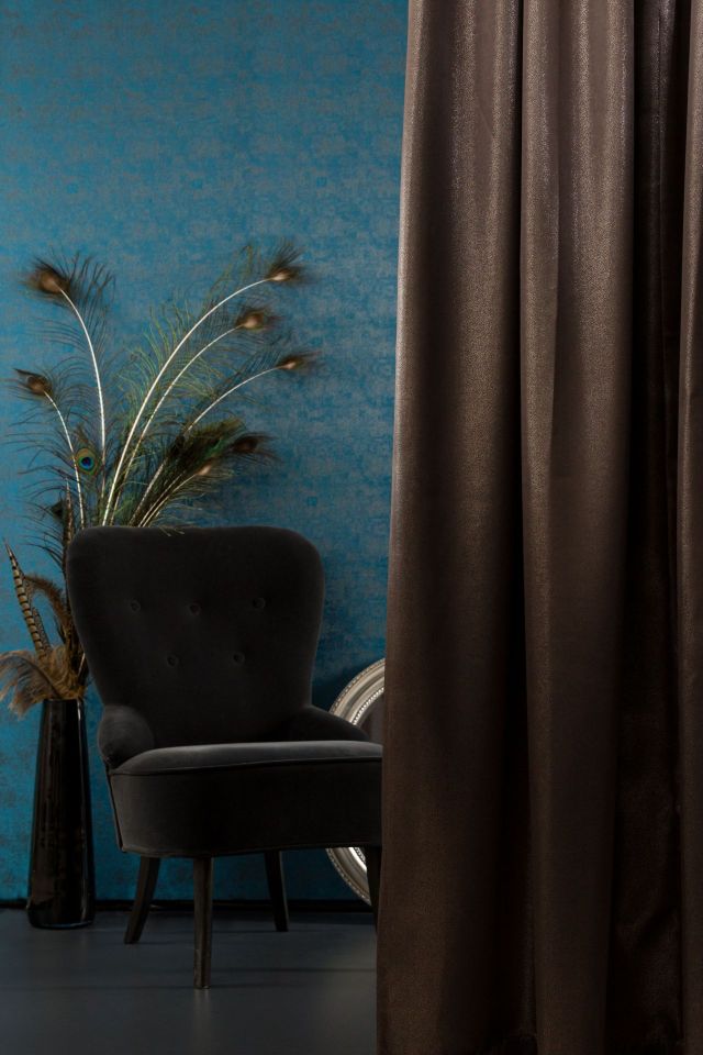 Blackout függöny Glitter acél C43 150 cm