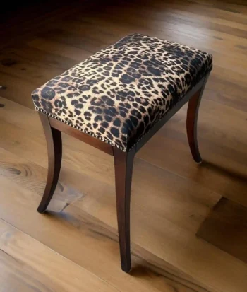 Panthera leopárd mintás székek lábtartó