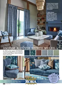 Veranda magazin ROKA Lakástextil október