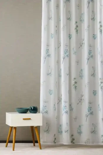 Ginko fényáteresztő függöny vízkék 300 C36 szablé