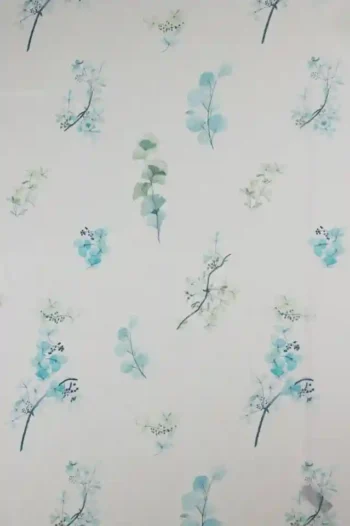 Ginko fényáteresztő függöny vízkék 300 C36 szablé zoom minta