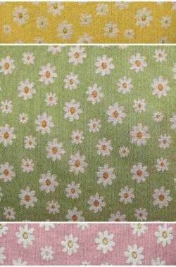 Anza százszorszép bútorszövet kollázs