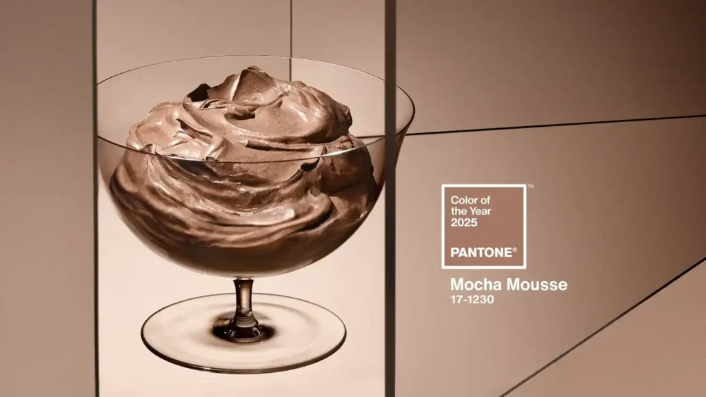 mocha mousse év színe 2025 pantone color
