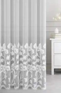 K238-1 fényáteresztő függöny 300cm magas enteriőr