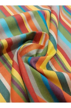 Caribe multi kültéri bútorszövet - piros csíkos